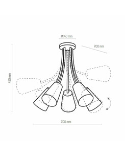 Люстра TK Lighting 3242 Wire silver  отзывы