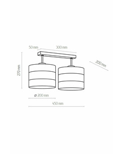 Люстра TK lighting 3223 Tago white  описание