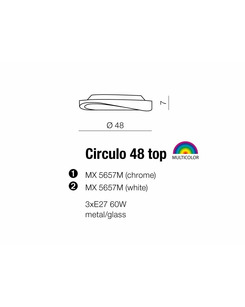 Люстра припотолочная Azzardo AZ0983 CIRCULO (MX5657M wh)  отзывы