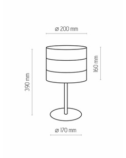 Настільна лампа TK lighting 5056 Tago white  опис