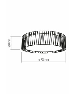 Потолочный светильник TK lighting 1658 Harmony black  описание