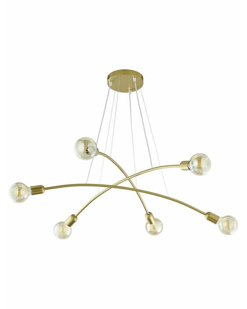 Люстра TK lighting 2728 Helix gold Фото 0 Люстра TK lighting 2728 Helix gold цена