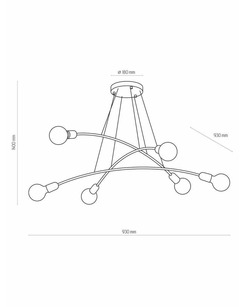 Люстра TK lighting 2728 Helix gold  описание