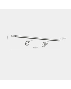 Трековый шинопровод TK Lighting 3602 Tracer накладной 1м 3L  описание