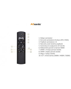 Люстра AZzardo AZ4453 Vinca  описание
