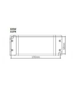 Блок питания Nowodvorski 11278 DC Power Supply 48v 320w IP20 Wh