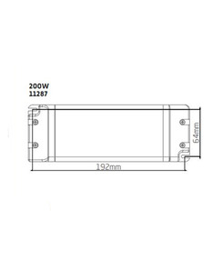 Блок живлення Nowodvorski 11287 DC Power Supply 48v 200w IP20 Wh