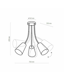 Люстра TK Lighting 827 Wire gold  отзывы