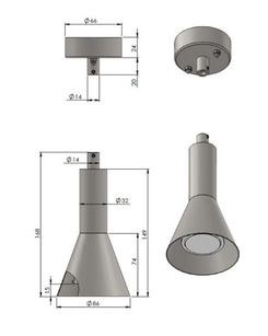 Люстра Pikart 32410-3 GU10 1x60W IP20 Brass  відгуки