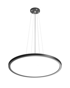 Подвесной светильник, люстра светодиодная Italux PND-72843-400R-32W-BL Manito Led 1x32W 2800K/4000K/6000K 3800Lm IP40 Черная цен