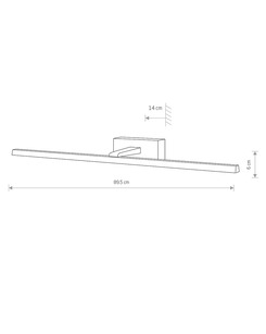 Светильни Nowodvorski 310284 Van Gogh L LED 1x18W 3000K 650Lm IP20 Bl  описание