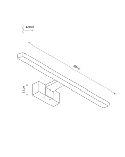 Светильник Nowodvorski 310674 Cezanne LED 1x15W 3000K 1100Lm IP44 Wh  описание