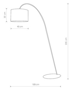 Торшер Nowodvorski 34963 Alice E27 1x60W IP20 Bl  описание