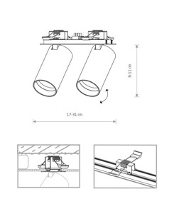 Спот Nowodvorski 37690 Mono surface GU10 2x10W IP20 Bl  отзывы