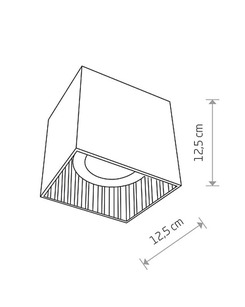 Точечный светильник Nowodvorski 37792 Groove GU10 1x75W IP20 Bl  купить