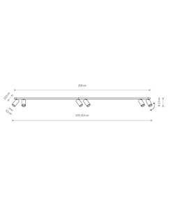 Спот Nowodvorski 37844 Mono VI GU10 6x10W IP20 Bk  отзывы