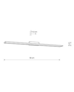 Бра Nowodvorski 38175 Lath LED 1x16W 4000K 1000Lm IP44 Chrom  отзывы