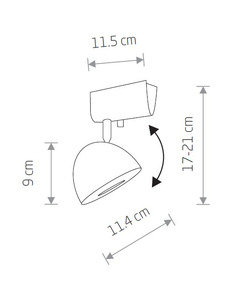 Спот Nowodvorski 38838 Vespa GU10, ES111 1x75W IP20 Bl  характеристики