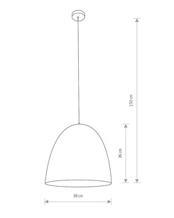 Підвісний світильник Nowodvorski 39022 Egg E27 1x40W IP20 Bl  відгуки