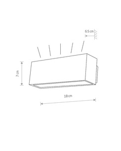 Светильник уличный Nowodvorski 39122 Unit LED 2x5W 3000K 727Lm IP54 Bl  описание