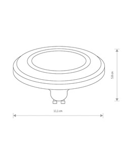 Лампа Nowodvorski 39212 Reflector led GU10 1x9W 4000K 730Lm IP20 Wh  описание