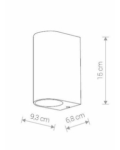 Светильник уличный Nowodvorski 39515 Arris GU10 2x10W IP54 Silver  характеристики