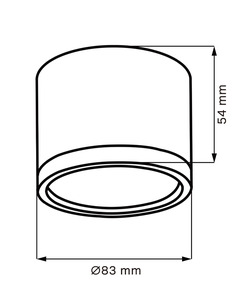 Точечный светильник Goldlux 328113 Mirella GX53 1x6W 4000K 660Lm IP20 Никелевый