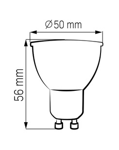 Светодиодная лампочка Goldlux 328502 GU10 10W 4000K 1000Lm IP20 Белая