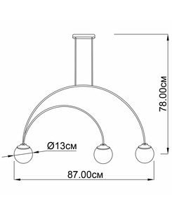 Люстра над столом, барною стійкою Light 114387.01.23 Moon E14 3x60W IP20 Біла  опис