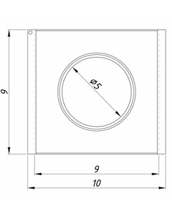 Точечный светильник для потолка Грильято Imperium Light 720110.01.01 Griliato GU10/GU5.3 1x50W IP20 Белый  отзывы