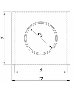 Точечный светильник для потолка Грильято Imperium Light 721110.01.01 Griliato GU10/GU5.3 1x50W IP20 Белый  купить