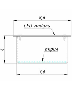 Точечный светильник для потолка Грильято Imperium Light 724186.01.91 Griliato Led 1x8.4W 3000K IP20 Белый  описание