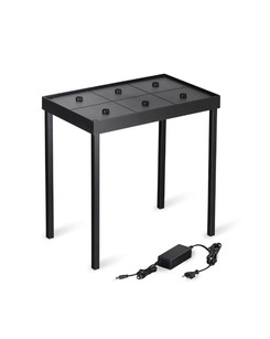 Основа для вуличних настільних ламп Cute Ideal Lux 348377 Cute Charging Station IP20 Чорний ціна