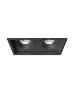 Точечный светильник врезной светодиодный Zonda Lighting Z03253-14.24.40.BK Pure 2 Led 2x7W 4000K 1120Lm IP20 Черный