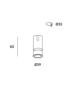 Точечный светильник врезной светодиодный Zonda Lighting Z09855-7.36.30.BK Evo R Led 1x7W 3000K 490Lm IP20 Черный