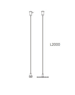 Набір для підвісу Zonda Lighting Z2000-48.SUSP.200.BK Edge 48V IP20 Чорний