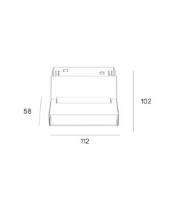 Магнитный трековый светильник Zonda Lighting Z2935-6.OP.30.BK.D Cube Line Led 1x6W 3000K 480Lm IP20 Черный  описание