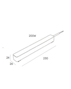 Блок живлення Zonda Lighting Z3000-48.DR.200.BK Lite 48V IP20 Чорний