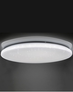 Люстра із пультом світлодіодна, стельовий світильник Goldlux 313522 Pirius Led 1x100W 3000K-4000K-6000K IP20 WH  опис