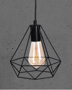 Підвісний світильник, люстра Goldlux 314611 Vigo E27 1x20W IP20 Чорний  характеристики
