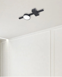 Світильник стельовий Goldlux 326249 Joy GX53 1x10W 4000K 660Lm IP20 Чорний  характеристики