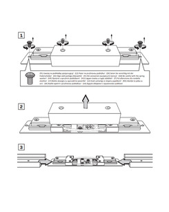 Ввід живлення Goldlux 326607 Profile IP20 Wh  опис