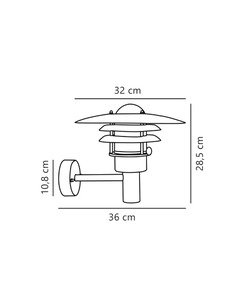 Вуличний світильник Nordlux 71412031 Lonstrup 32 Sensor  відгуки