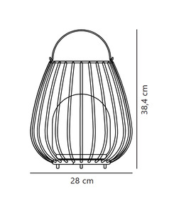 Настільна лампа з акумулятором Nordlux 2218105003 Jim Led 1x3W 2700K IP54  характеристики