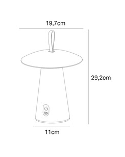 Настільна лампа Nordlux 2318245003 Ara To-Go Led 1x2W 3000K 240Lm  IP54 Bk  характеристики