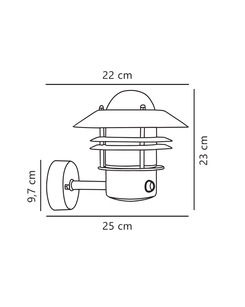 Вуличний світильник Nordlux 25031003 Blokhus Sensor  відгуки