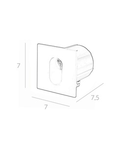 Вуличний світильник Italux ONFL-0224-4K Rovato Led 1x3W 4000K 96Lm IP65  відгуки