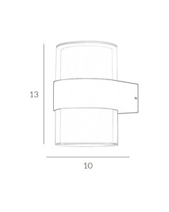 Вуличний світильник Italux OWL-4625-4K Marti Led 2x10W 4000K 995Lm IP54  відгуки