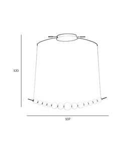Люстра Italux PND-36472-37W-3K-GD Ronza Led 1x37W 3000K 3100Lm IP20 Золотая  отзывы