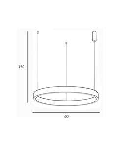 Подвесной светильник, люстра Italux PND-56215D-060RPP-GD-3KS4K-TRDIMM Brasco Up Down Led 2x60W 3000K-4000K 4500Lm IP20  отзывы